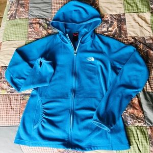 North Face hooded sweatshirt